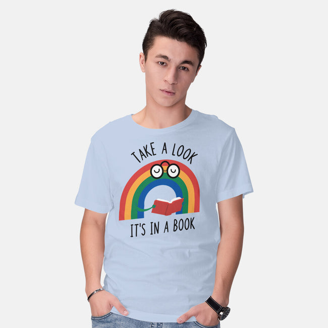 Rainbow Reader-mens basic tee-wearviral