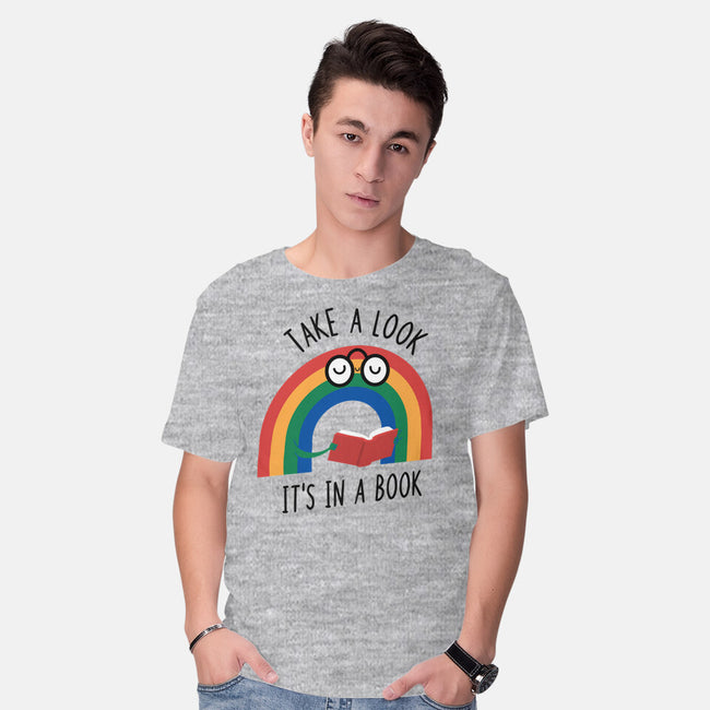 Rainbow Reader-mens basic tee-wearviral