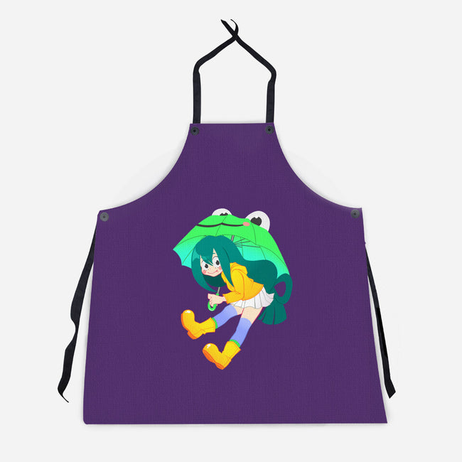 Rainy Season Hero-unisex kitchen apron-Nerdy Mandy