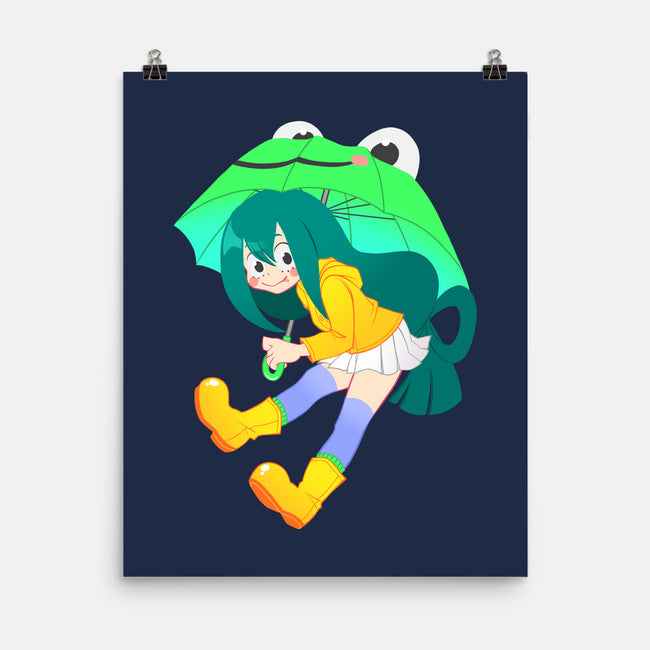 Rainy Season Hero-none matte poster-Nerdy Mandy