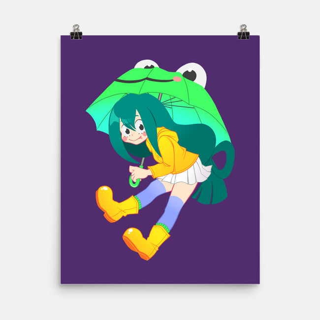 Rainy Season Hero-none matte poster-Nerdy Mandy