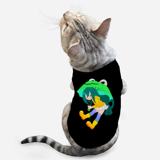Rainy Season Hero-cat basic pet tank-Nerdy Mandy
