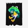 Rainy Season Hero-none polyester shower curtain-Nerdy Mandy