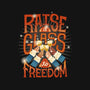 Raise A Glass To Freedom-none adjustable tote-risarodil