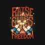 Raise A Glass To Freedom-none fleece blanket-risarodil