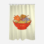 Ramen and Cats-none polyester shower curtain-ppmid
