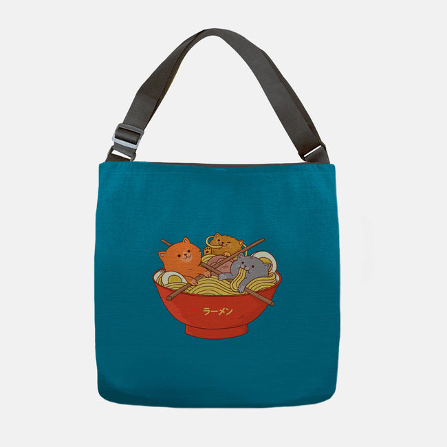 Ramen and Cats-none adjustable tote-ppmid