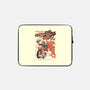 Ramen Rider-none zippered laptop sleeve-ilustrata