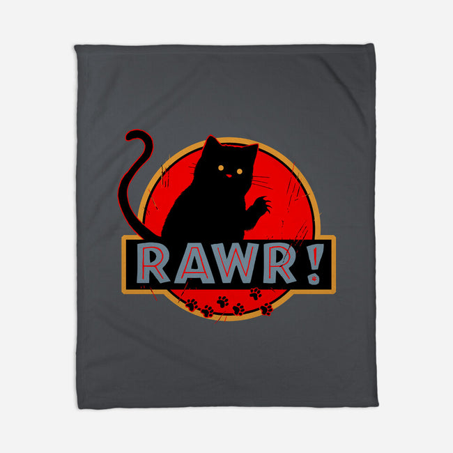 RAWR-none fleece blanket-Crumblin' Cookie