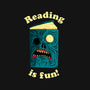 Reading is Fun-none fleece blanket-DinoMike