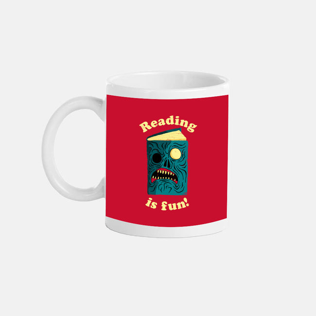 Reading is Fun-none glossy mug-DinoMike