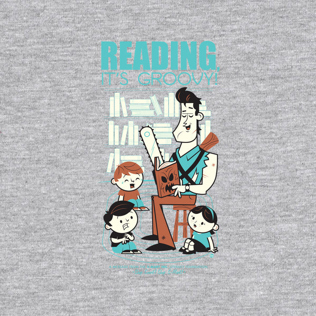 Reading is Groovy-youth basic tee-Dave Perillo