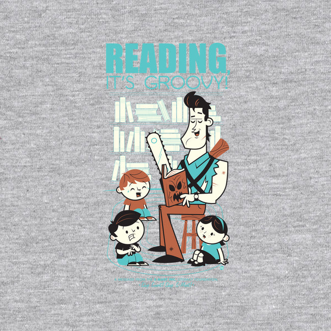 Reading is Groovy-none glossy sticker-Dave Perillo