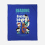 Reading is Groovy-none fleece blanket-Dave Perillo
