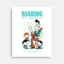 Reading is Groovy-none stretched canvas-Dave Perillo