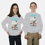 Reading is Groovy-youth crew neck sweatshirt-Dave Perillo