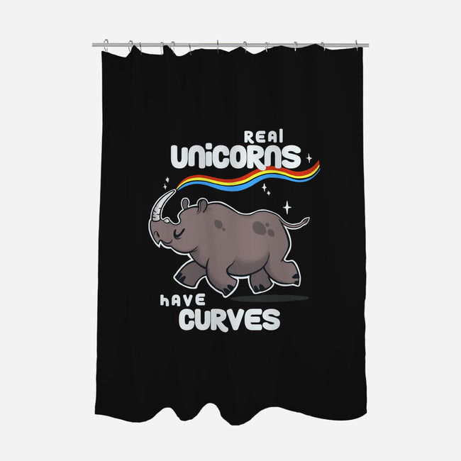 Real Unicorns-none polyester shower curtain-BlancaVidal