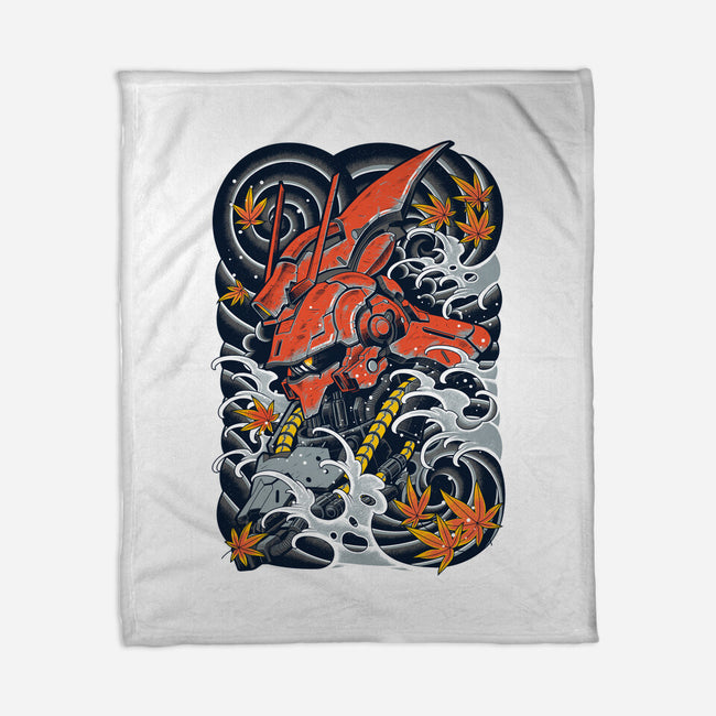 Red Mecha Ink-none fleece blanket-Snapnfit