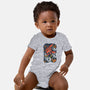 Red Mecha Ink-baby basic onesie-Snapnfit