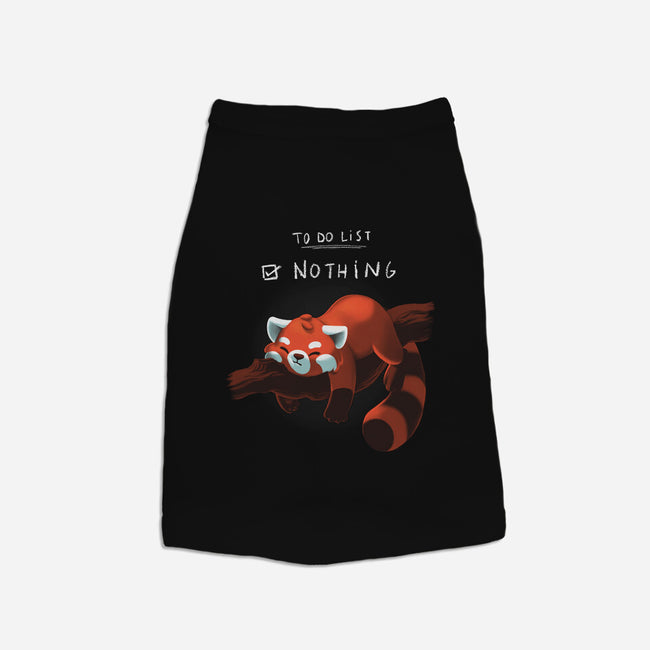 Red Panda Day-dog basic pet tank-BlancaVidal
