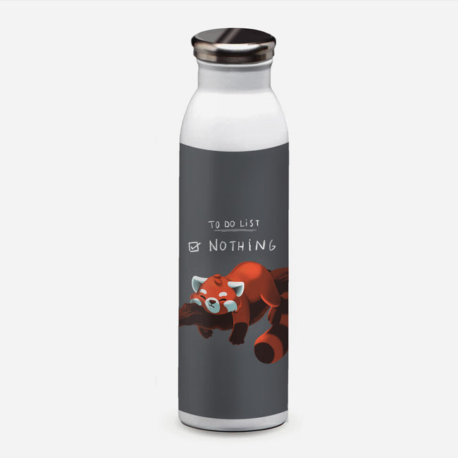 Red Panda Day-none water bottle drinkware-BlancaVidal