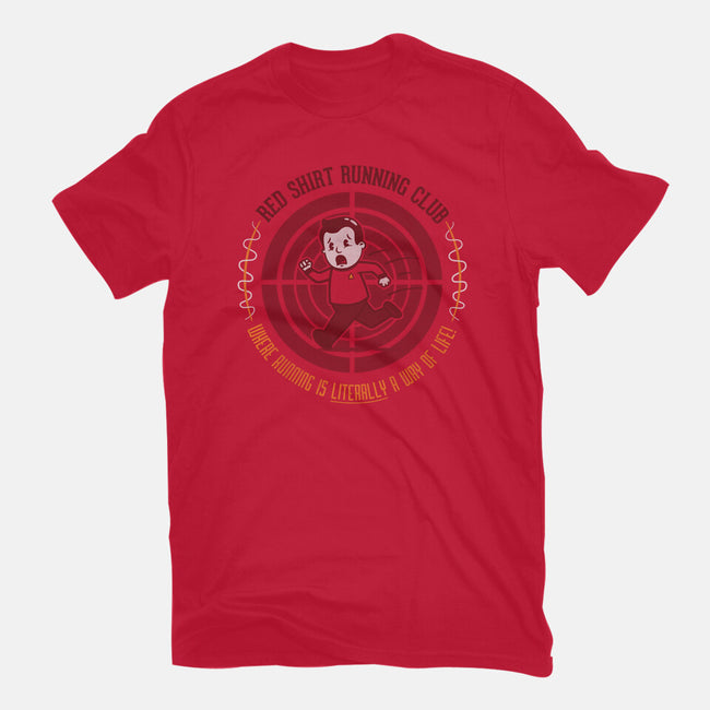 Red Shirt Running Club-unisex basic tee-Beware_1984