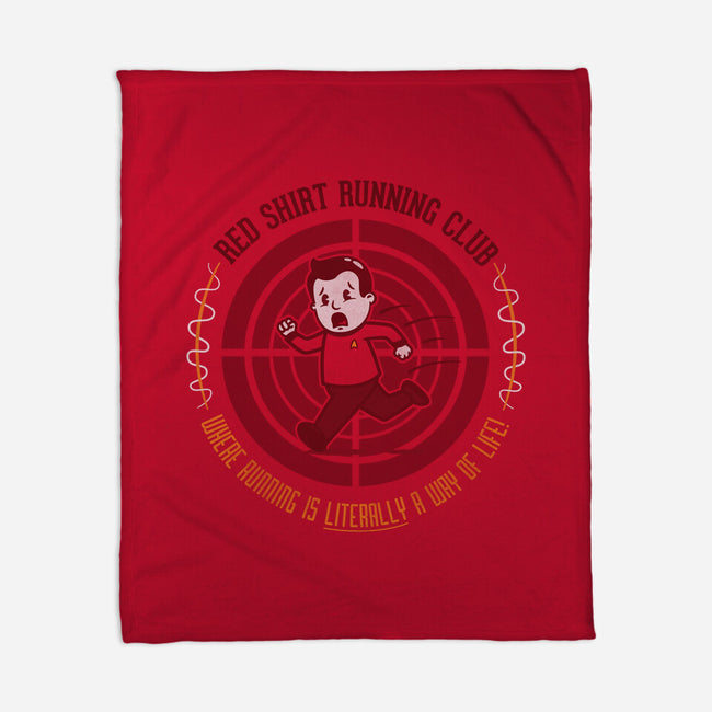 Red Shirt Running Club-none fleece blanket-Beware_1984