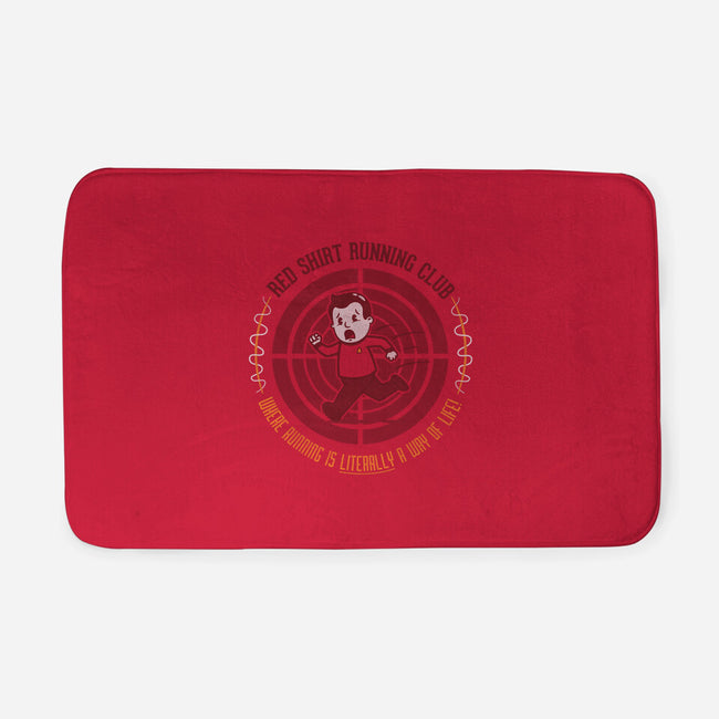Red Shirt Running Club-none memory foam bath mat-Beware_1984