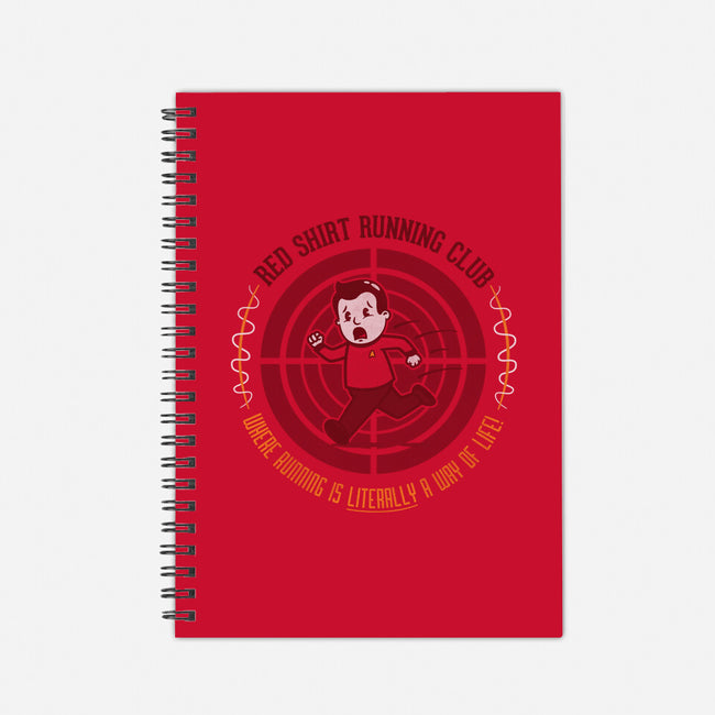 Red Shirt Running Club-none dot grid notebook-Beware_1984
