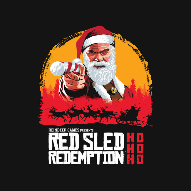 Red Sled Redemption-none glossy sticker-Wheels