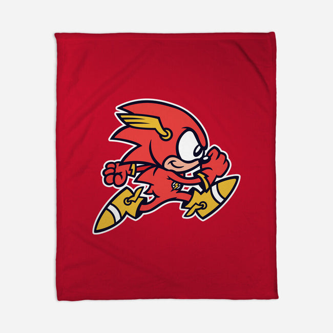 Red Streak-none fleece blanket-WanderingBert