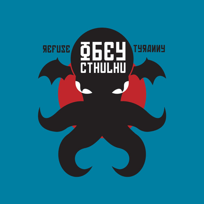 Refuse Tyranny, Obey Cthulhu-none dot grid notebook-Retro Review