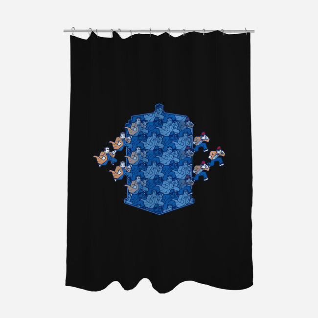 Regeneration Tessellation-none polyester shower curtain-Obvian
