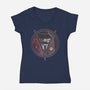 Remember, Remember-womens v-neck tee-LithiumL