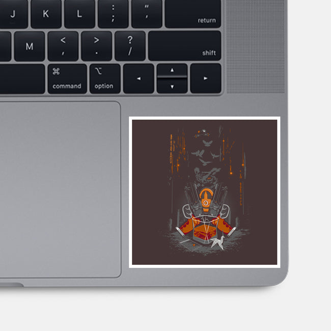 Retirement-none glossy sticker-Matt_Dearden