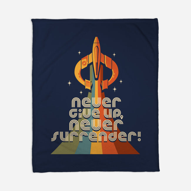 Retro Quest-none fleece blanket-DeepFriedArt