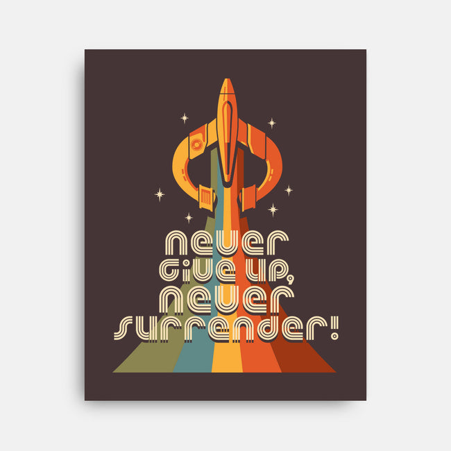 Retro Quest-none stretched canvas-DeepFriedArt