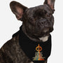 Retro Quest-dog bandana pet collar-DeepFriedArt