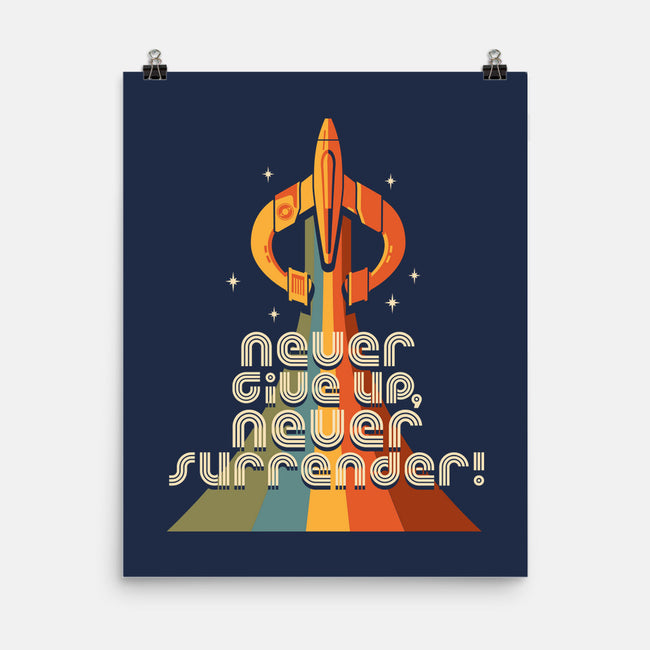 Retro Quest-none matte poster-DeepFriedArt