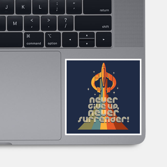 Retro Quest-none glossy sticker-DeepFriedArt