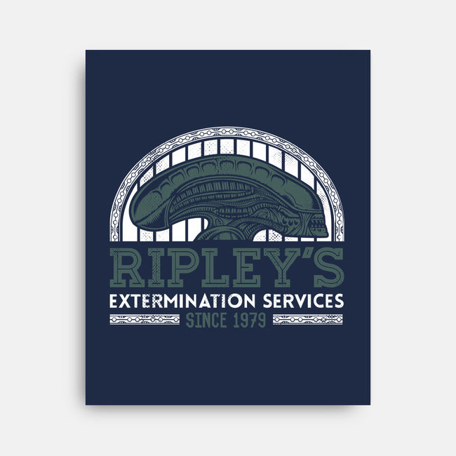 Ripley's Extermination Services-none stretched canvas-Nemons