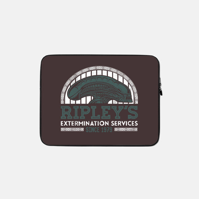 Ripley's Extermination Services-none zippered laptop sleeve-Nemons