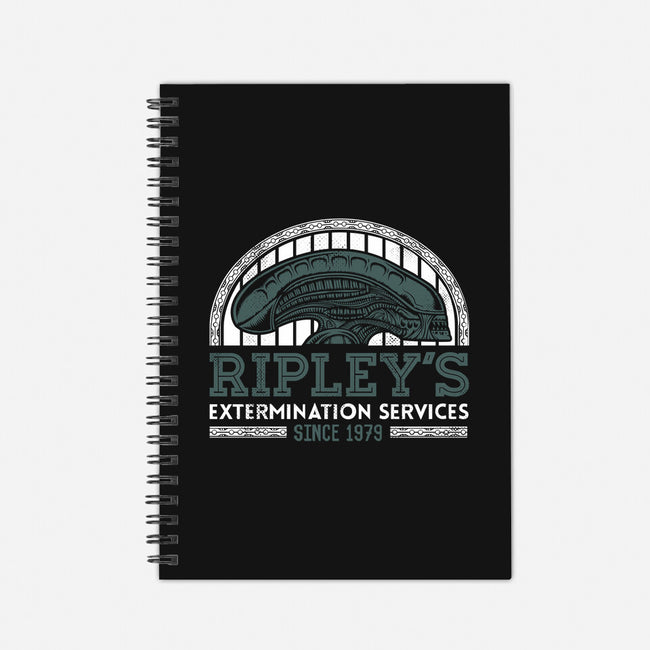 Ripley's Extermination Services-none dot grid notebook-Nemons