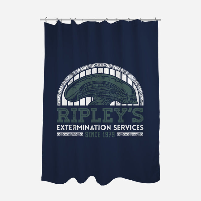 Ripley's Extermination Services-none polyester shower curtain-Nemons