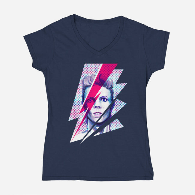 Rise and Fall-womens v-neck tee-beanclam