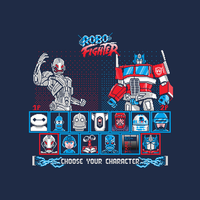 Robo Fighter-baby basic tee-LavaLampTee