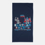 Robo Fighter-none beach towel-LavaLampTee