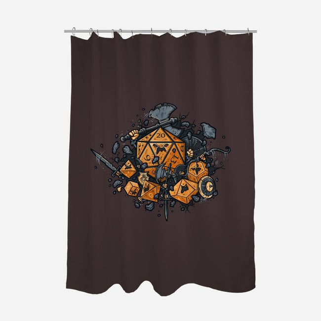 RPG United-none polyester shower curtain-Letter_Q