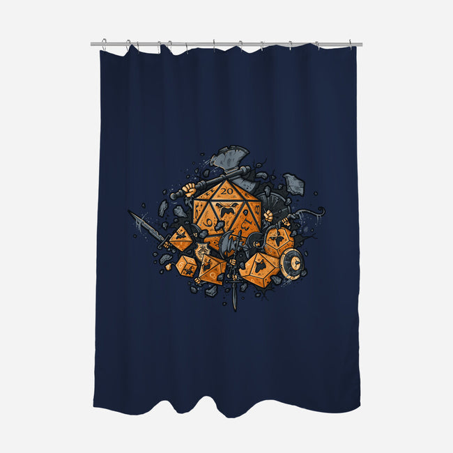 RPG United-none polyester shower curtain-Letter_Q