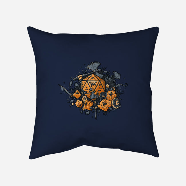 RPG United-none removable cover throw pillow-Letter_Q